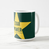 Star Power — 90s Maximalist Mug | Retro Art (Devant droit)