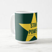 Star Power — 90s Maximalist Mug | Retro Art (Devant gauche)