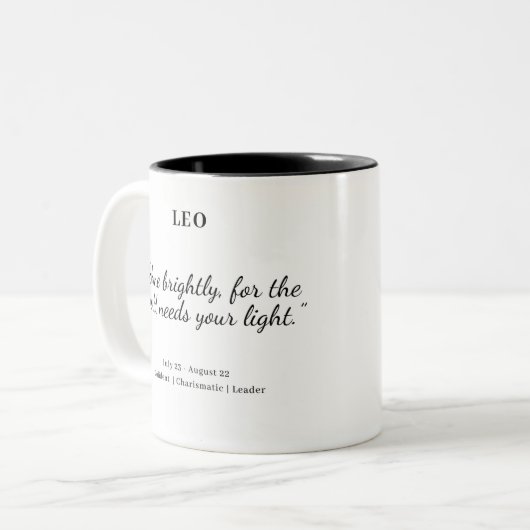 Star Power : Mug de Leo Astrology (Devant gauche)