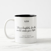 Star Power : Mug de Leo Astrology (Gauche)