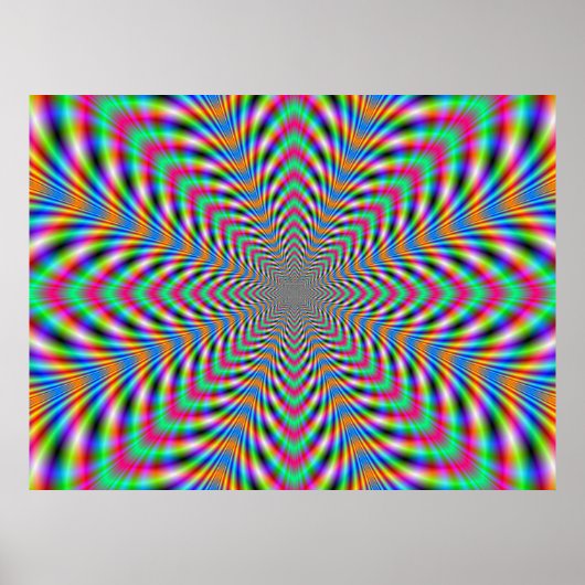 Star Psychedelic Poster (Voorkant)