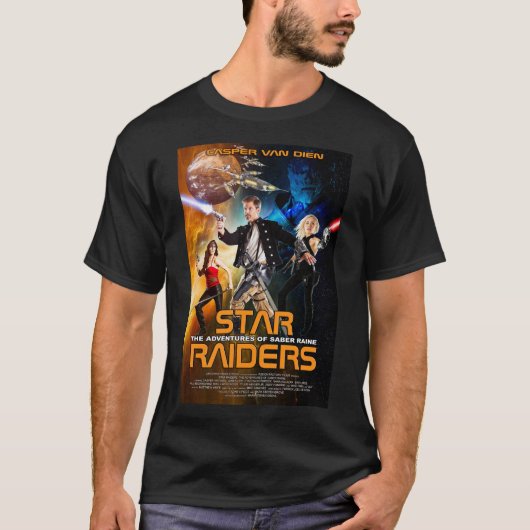 STAR RAIDERS poster art 01 T-Shirt (Voorkant)