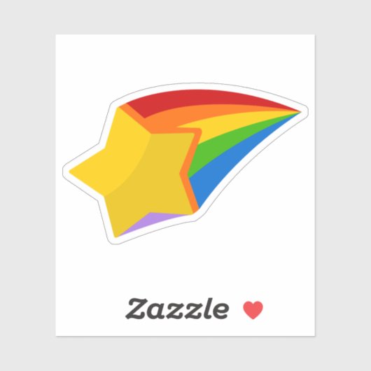 Star Rainbow Sticker (Vel)