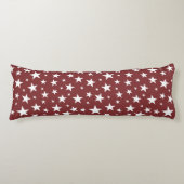 Star Repeating Pattern Body Pillow Lichaamskussen (Voorkant)