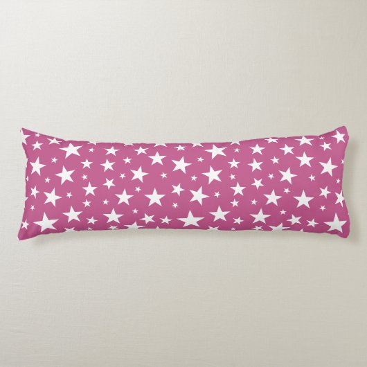 Star Repeating Pattern Body Pillow Lichaamskussen (Voorkant)