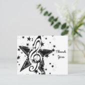 Star Rocks_ Briefkaart (Staand voorkant)