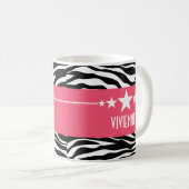 Star rose Sassy Zebra Mug (Devant droit)