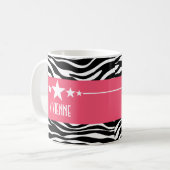 Star rose Sassy Zebra Mug (Devant gauche)