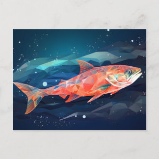 Star Salmon Briefkaart