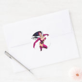 Star Sapphire 1 Ronde Sticker (Envelop)