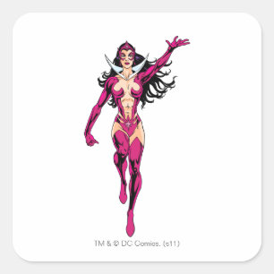 Star Sapphire 4 Vierkante Sticker