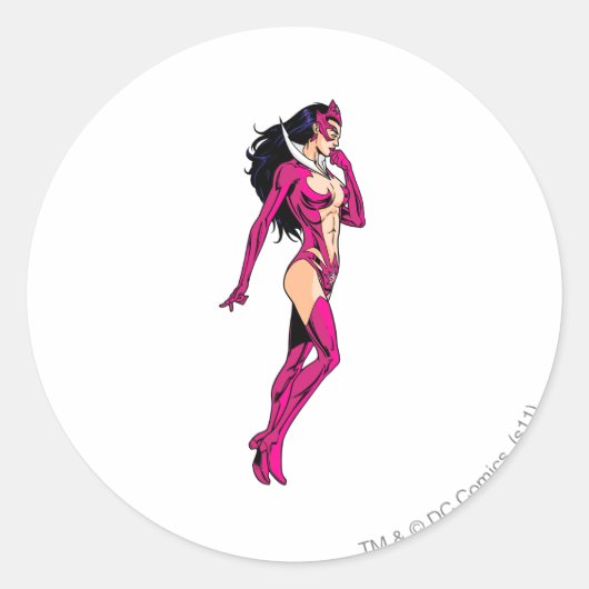 Star Sapphire 8 Ronde Sticker (Voorkant)