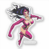Star Sapphire Flying Sticker (Voorkant)