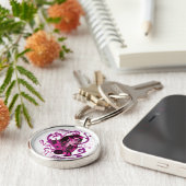 Star Sapphire Graphic 1 Sleutelhanger (Zijkant)