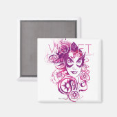 Star Sapphire Graphic 3 Magneet (Voorkant / Achterkant)