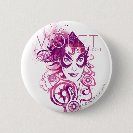 Star Sapphire Graphic 3 Ronde Button 5,7 Cm (Voorkant)