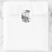 Star Sapphire Graphic 5 Ronde Sticker (Tas)