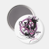 Star Sapphire Graphic 6 Magneet (Voorkant / Achterkant)