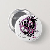 Star Sapphire Graphic 6 Ronde Button 5,7 Cm (Voorkant /achterkant)