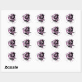 Star Sapphire Graphic 6 Ronde Sticker (Vel)