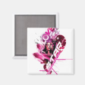 Star Sapphire Graphic 8 Magneet (Voorkant / Achterkant)