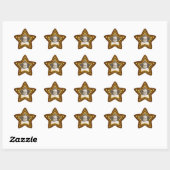 Star Shaped Photo Lijst Ster Sticker (Vel)
