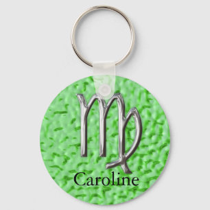 Star Sign Virgo Zodiac Personalized Sleutelhanger