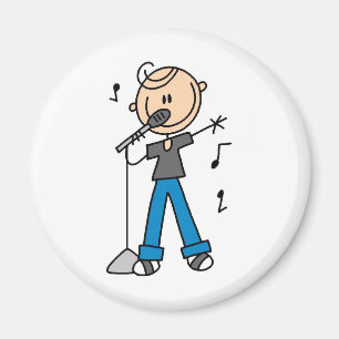 Star Singer Sur Le Magnet Microphone