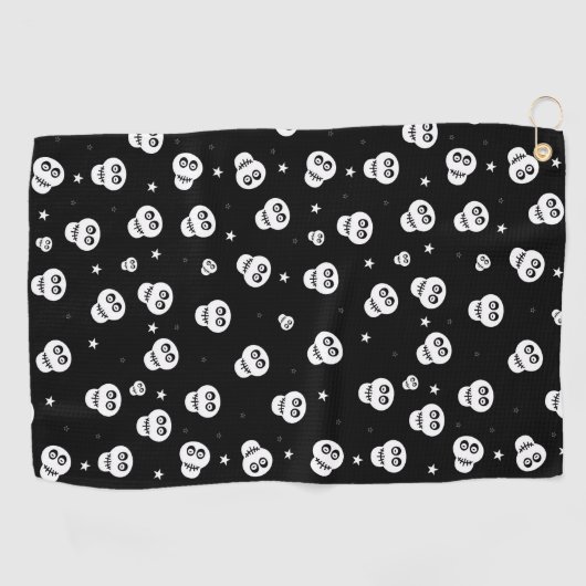 Star Skulls Golfhanddoek (Horizontaal)