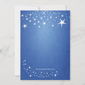 Star Sleepover Party Anniversaire Invitations (Dos)