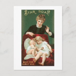 Star Soap Briefkaart