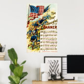 Star Spangled Banner 1908 Poster (Thuiskantoor)