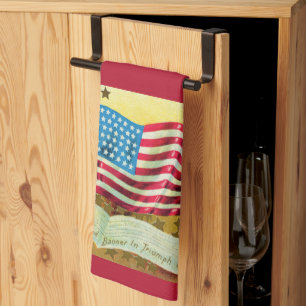 Star Spangled Banner American Flag Kitchen Towel Theedoek
