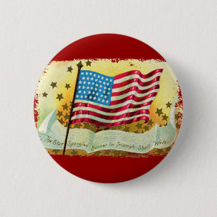 Star Spangled Banner Amerikaanse vlag Button