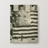 Star Spangled Banner: Amerikaanse vlag te zien Button (Voorkant)