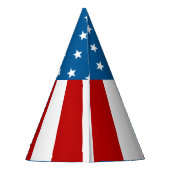 Star Spangled-banner Feesthoedjes (Achterkant)