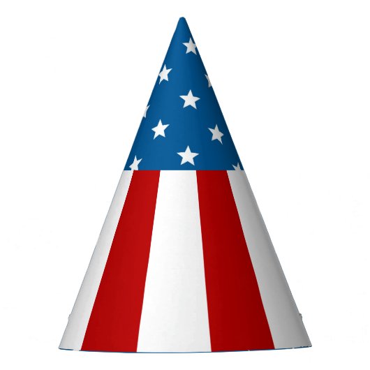 Star Spangled-banner Feesthoedjes (Voorkant)