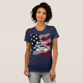 Star-Spangled Christmas: Vier het seizoen T-shirt (Voorkant volledig)