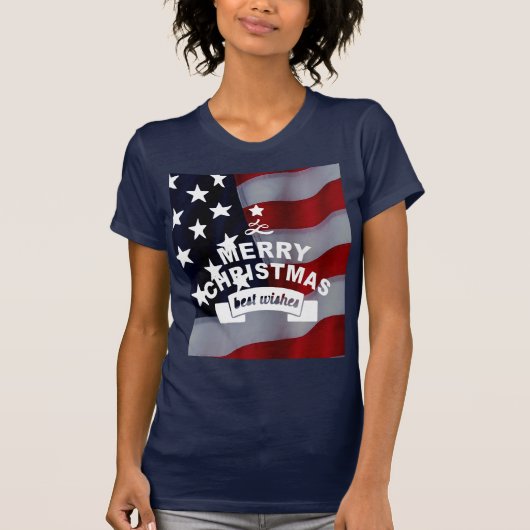 Star-Spangled Christmas: Vier het seizoen T-shirt (Voorkant)