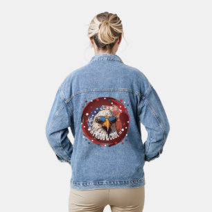 Star-Spangled Cool Eagle Denim Jas Denim Jacket