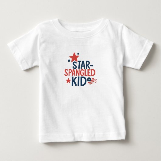 Star-Spangled Kind - Schattige patriottisch ontwer (Voorkant)