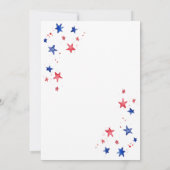 Star Spangled Little Cupcake Any Age Kids Verjaard Kaart (Achterkant)