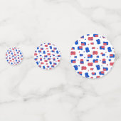 Star Spangled Pattern Confetti (Voorkanten)