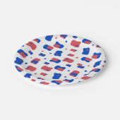 Star Spangled Pattern Papieren Bordje (Gekanteld)
