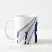 Star-Spangled Statement: Graphic I Love USA Design Koffiemok (Links)