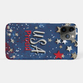 Star Spangled USA Trots Case-Mate iPhone Case (Achterkant (horizontaal))