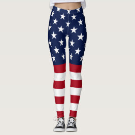 Star Spangled USA Vlag Leggings