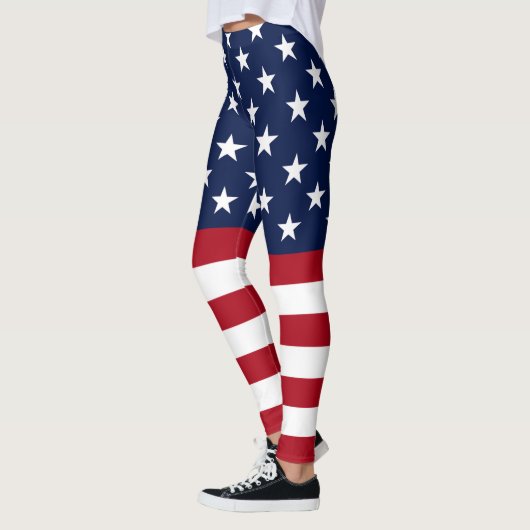 Star Spangled USA Vlag Leggings (Links)