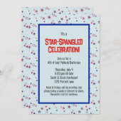 Star-Spangled Viering Patriottische Partij Kaart (Voorkant / Achterkant)