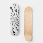Star Spiral : Black Stars : Skateboard (Recto)